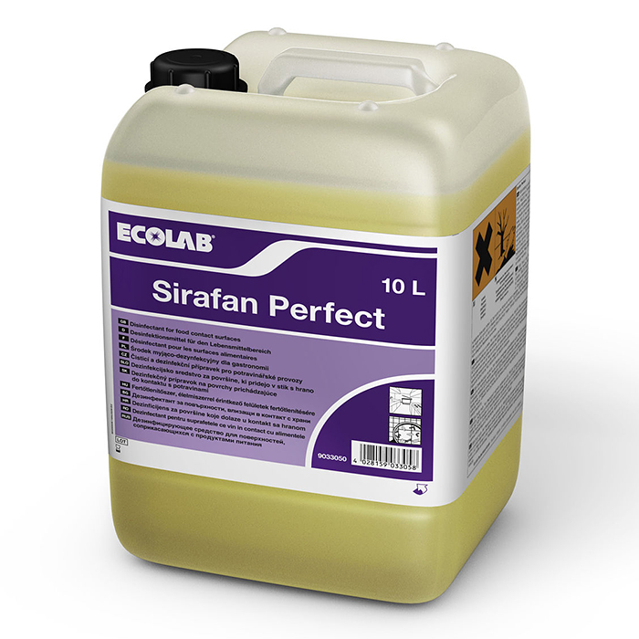 SIRAFAN PERFECT 10л, Средство дезинфицирующее без красителей и отдушек (9033050) оптом в Торус