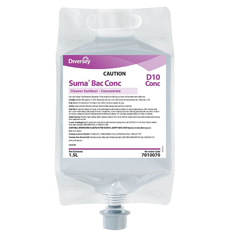 SUMA BAC-CONC D10, 1,5кг, Концентрированное дезинфицирующее ср-во (VG11875/7518729) оптом в Торус